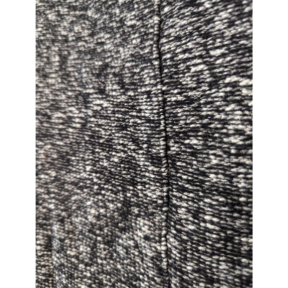 WHIT Chunky Knit Cropped Sweater Cinched Waist Tweed Black and White Monochrome - Picture 6 of 7